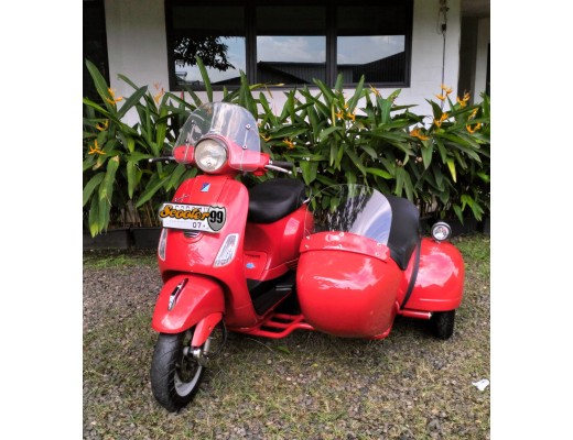 Vespa Scooter Piaggio Lx150 with Sidecar